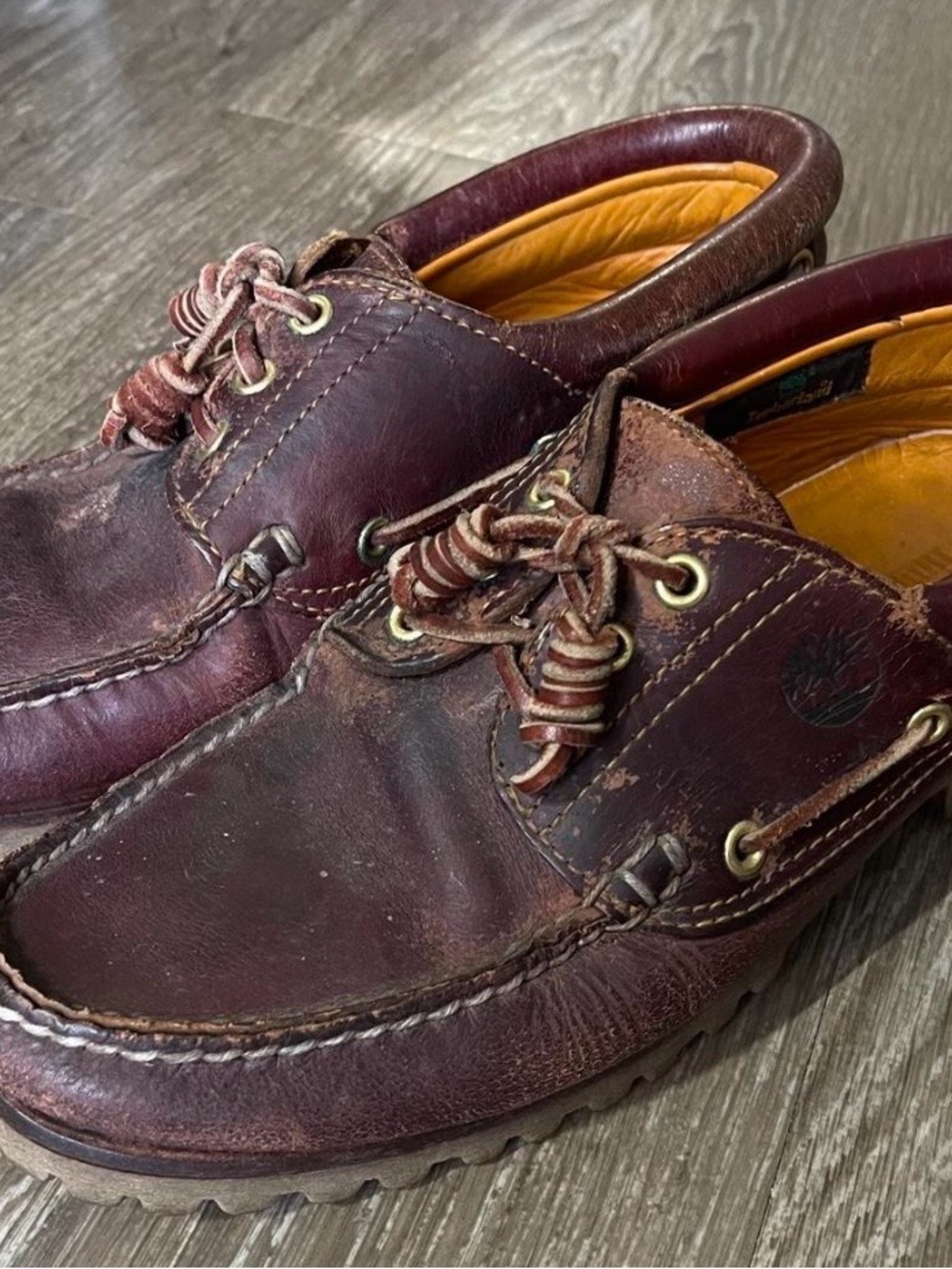 Timberland Men’s 3-Eyes Lug Sole Leather Boat Shoes